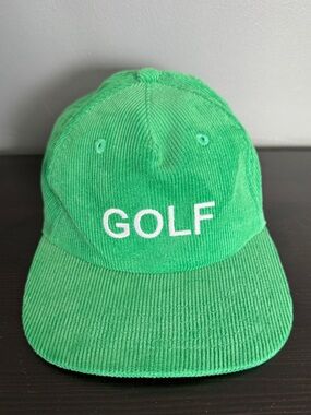 “Golf” WANG Tyler the Creator Green Corduroy Hat/Snapback